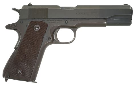Colt M1911a1 45acp Sn862378 Mfg1943 Commercialmilitary Old Colt