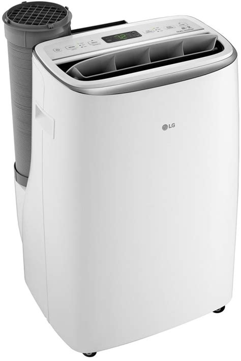 This lp1419ivsm smart dual inverter portable air conditioner by lg provdes 14000 btu cooling capacity with 500 sq. LG LP1419IVSM 14,000 BTU Smart Wi-Fi Dual Inverter ...