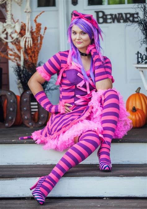 Alice Im Wunderland Grinsekatze Kostüm Frau Cheshire Cat Costume