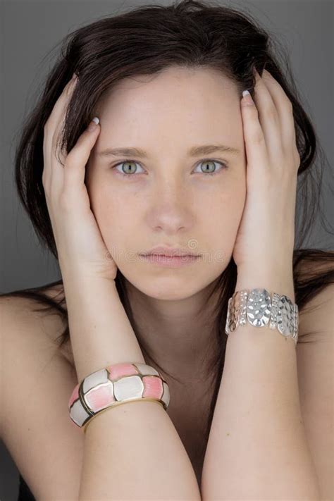 Beauty Headshot Stock Image Image Of Woman Young Closeup 39083325