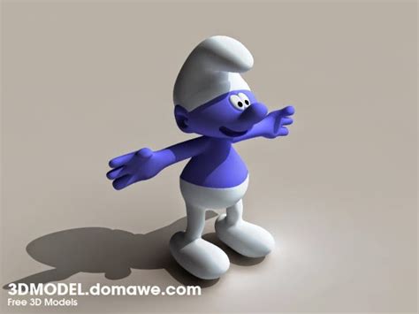 Smurf Free 3d Model Character