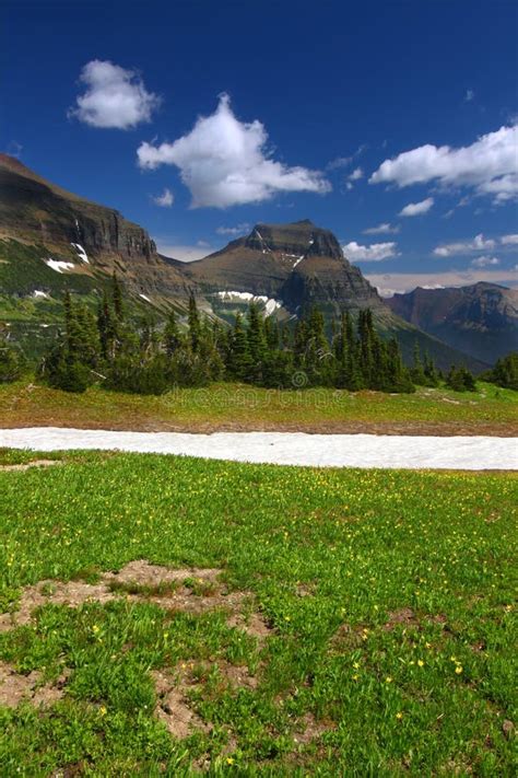 Scenery Of Glacier National Park Stock Image Image Of Glacier Calm