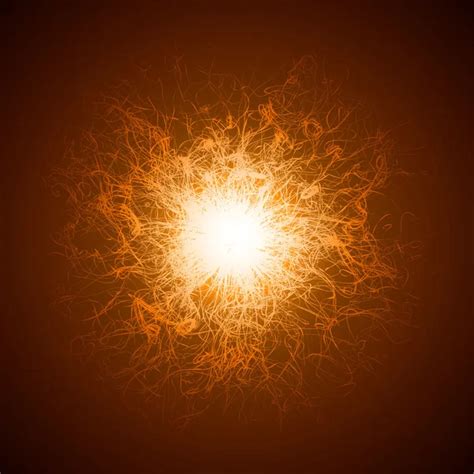 Golden Energy Explosion ⬇ Vector Image By © Kasezo2 Vector Stock