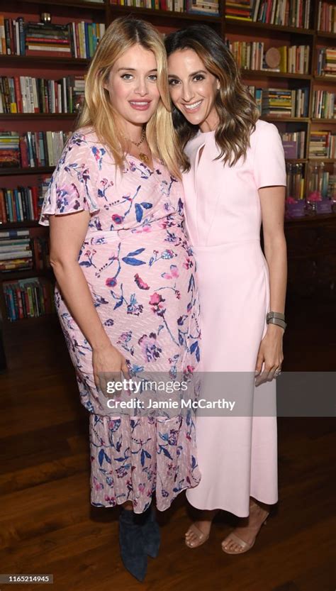 daphne oz and chelsea hirschhorn pose for a photo together as arianna news photo getty images