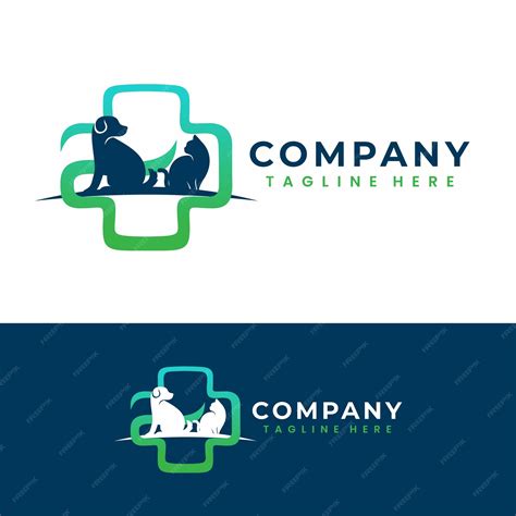Premium Vector | Pet health care logo design