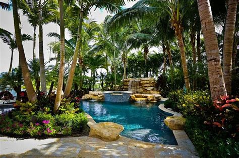 Backyard Paradise 25 Spectacular Tropical Pool Landscaping Ideas