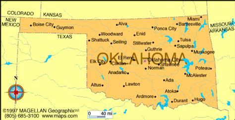 Image Result For Map Of Oklahoma Map Of Oklahoma Oklahoma Sooners