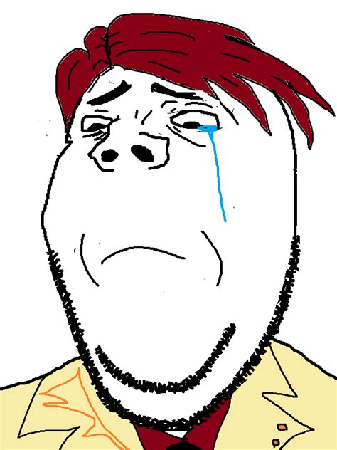 soybooru post 6172 anime closed mouth clothes crying hair looking down necktie red hair sad