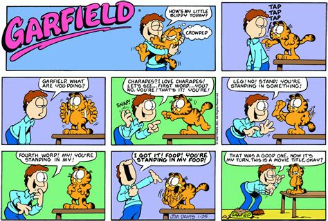 Garfield Daily Comic Strip On January 25th 1987 Garfield Comics