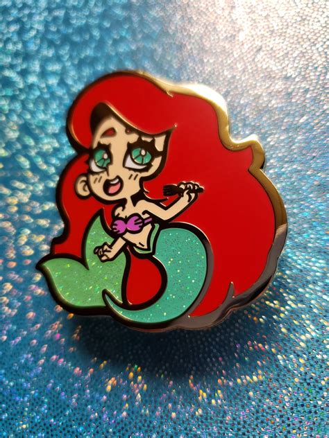 The Little Mermaid Enamel Pin Etsy