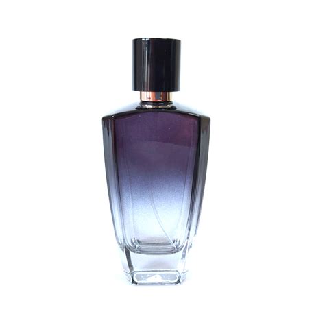 Wholesale Cheap Dark Blue Perfume Bottle 100 Ml With Black Cap High