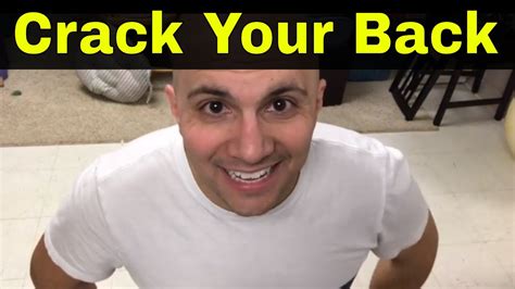 How To Crack Your Own Back Upper And Lower Fix Back Pain Easily Youtube
