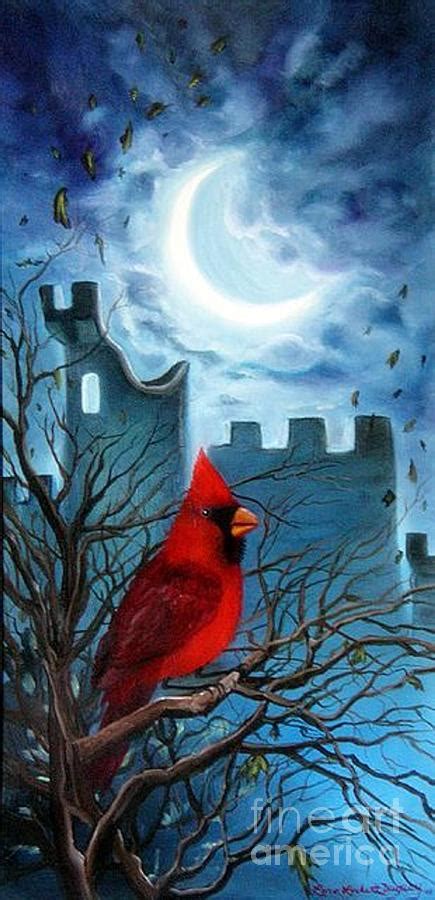 The Cardinal Painting By Lora Duguay Fine Art America