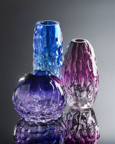 Blown Glass Sculpture Vase Centerpiece Ruby Por Avolieglass Art Of Glass Blown Glass Art