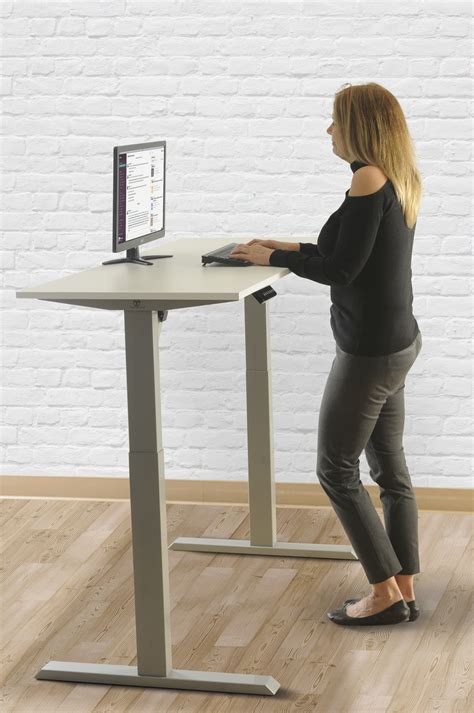 Electric Standing Desk Legs Frame With Tabletop Motorized Sit Stand