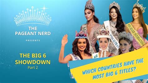 who owns the most “big 6” pageant titles the big 6 showdown part 2 of 3 tpn 28 🥇 own that crown