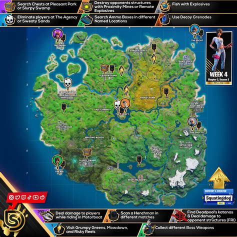 40 Top Images Fortnite Chapter 2 Season 4 Bosses Locations All Major