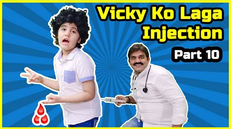 DAD AND VICKY PRETEND PLAY WITH DOCTOR SET Funny Moral Story Part