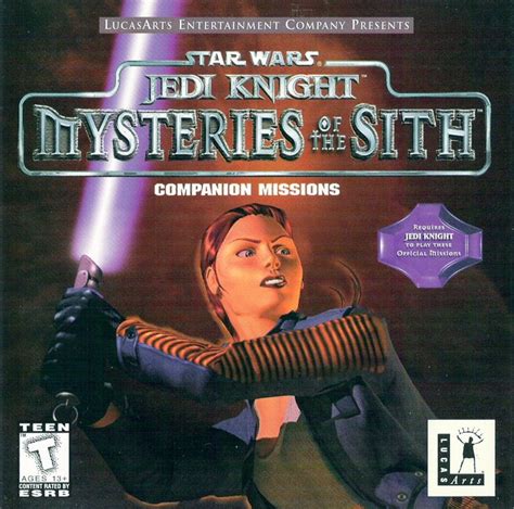 Star Wars Jedi Knight Mysteries Of The Sith 1998 Windows Box Cover