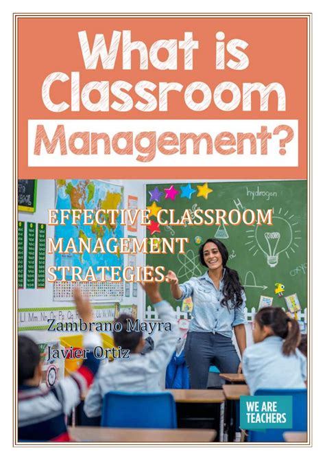 Effective Classroom Management Strategies By Javier Ortiz Issuu