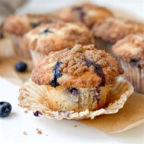 Blueberry Coffee Cake Muffins Salted Sweets