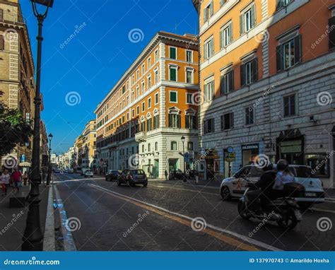 Via Nazionale Rome Italy Editorial Stock Photo Image Of Europe