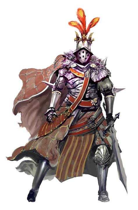 Male Human Fighter Royal Knight Guard Pathfinder Pfrpg Dnd D D D