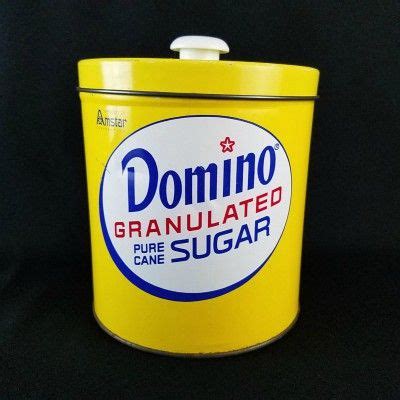 Crushed maple sugar dietary and nutritional information facts contents the granulated maple sugar online web tool makes smooth unit to unit conversions. Vintage Domino Granulated Pure Cane Sugar Tin Canister ...