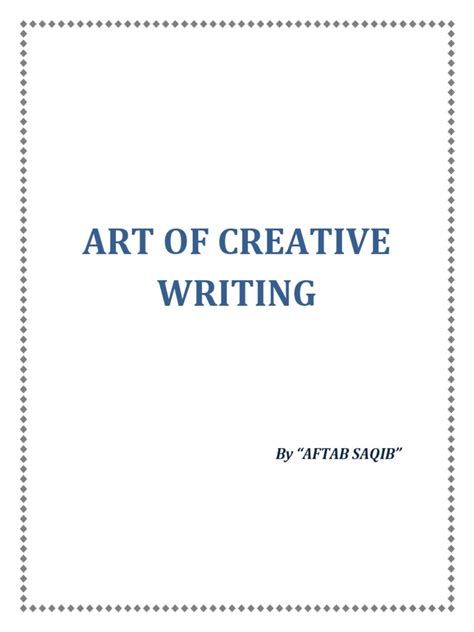 Art Of Creative Writing