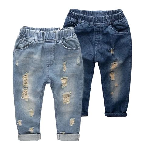 Ripped Jeans For Kids 2015 Kids Fashion Denim Childrens Clothing Baby