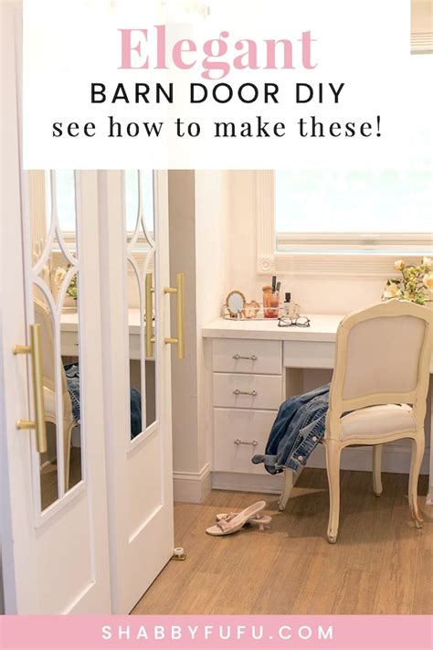 It's simply part of every day life that closets hold a lot of stuff. How To Make An Elegant Barn Door DIY - shabbyfufu.com