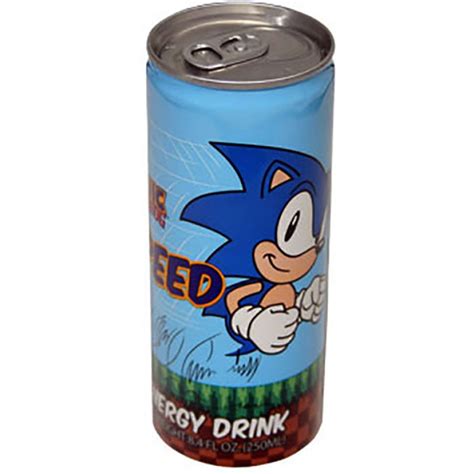 Sonic Speed Energy Drink Soda Real Groovy