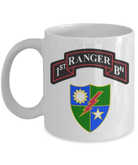 1st Ranger Battalion Coffee Mug 1st Bn Insignia Army Etsy Polska