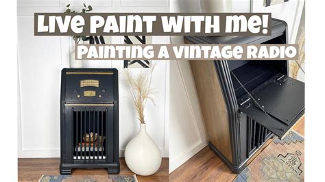 Painting An Old Radio Cabinet Using Fusion Mineral Paint Furniture