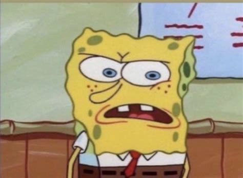 Spongebob With Disgusted Face
