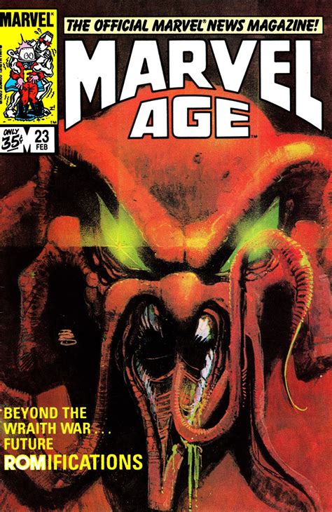 Starlogged Geek Media Again 1985 Rom In Marvel Age Magazine Marvel