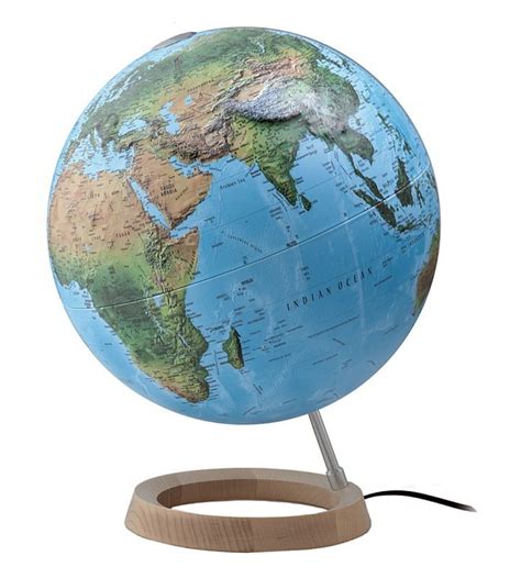 Full Circle Reliefpolitical Illuminated World Globe Map World Globe Shop
