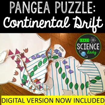 A young german scientist from 1910 that was very curious about… Pangea Puzzle: Continental Drift by CrazyScienceLady | TpT