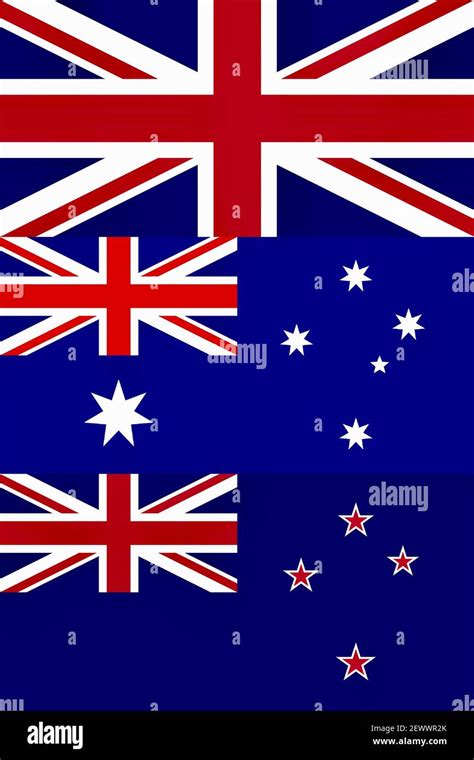 Uk Australia And New Zealand Flag Hi Res Stock Photography And Images