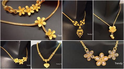 Latest Simple And Light Weight Gold Chain Designs Simple Craft Idea