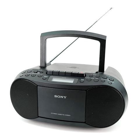 Sony Boombox Portable Cd And Cassette Player With Am Fm Radio Cfd S Black