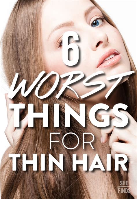 Worst Things For Thin Hair What Not To Do To Thin Hair Hairstyles
