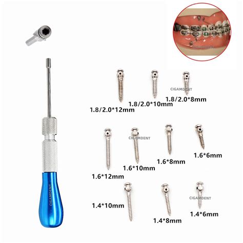 Dental Orthodontic Mini Implant Micro Screws Titanium Alloy Implant