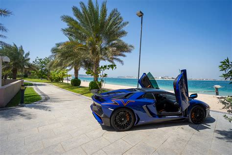 Aventador Sv On The Palm Dubai Lamborghini