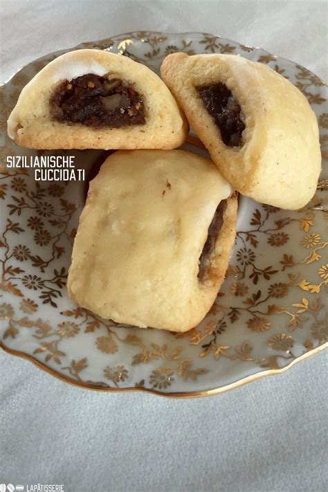 Cuccidati are traditional sicilian cookies stuffed with figs. Sizilianische Cuccidati | Sizilianische rezepte, Plätzchen backen weihnachten, Lebensmittel essen