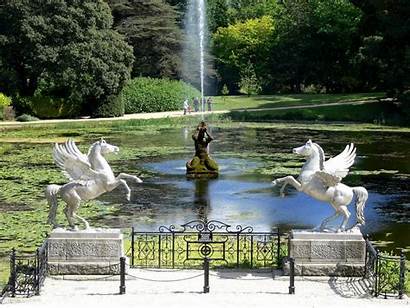 Pegasus Fountains Rzezby Fontanna Staw Park Lakes