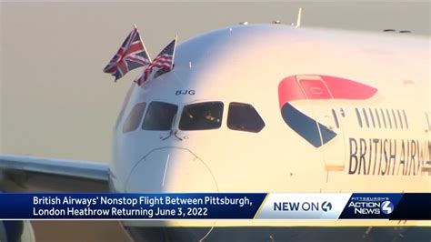 British Airways To Resume Nonstop Flights From Pittsburgh To London