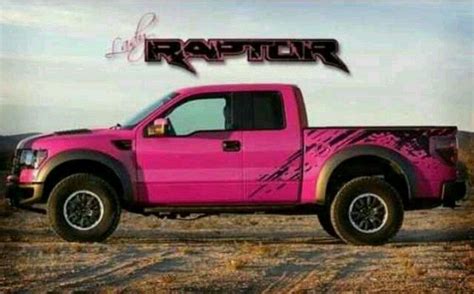 Pink Ford Raptor Pink Truck Trucks Ford Trucks