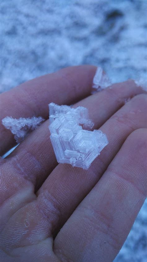 Large Ice Crystals In Switzerland Mildlyinteresting