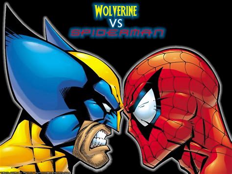 Wallpaper Wolverine Vs Spiderman Comics Fond Décran